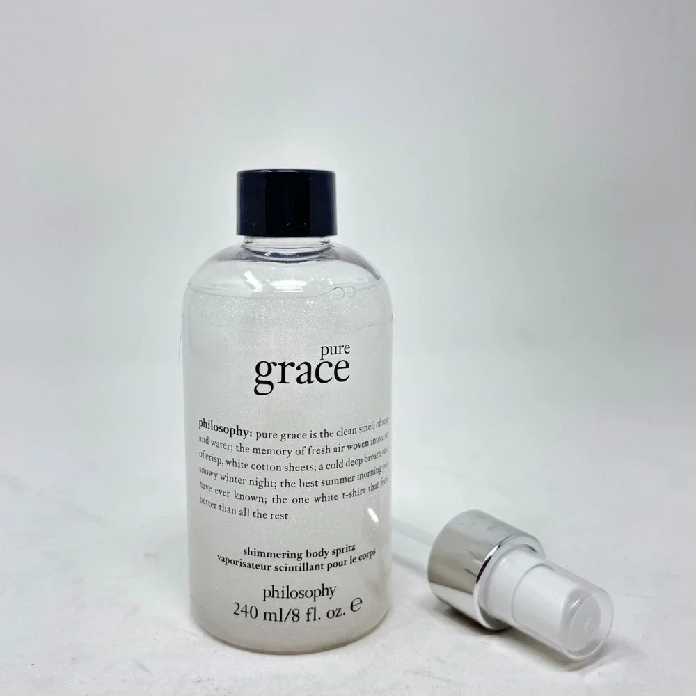 New Philosophy Pure Grace Shimmering Body Spritz 8oz Fragrance Mist Discontinued